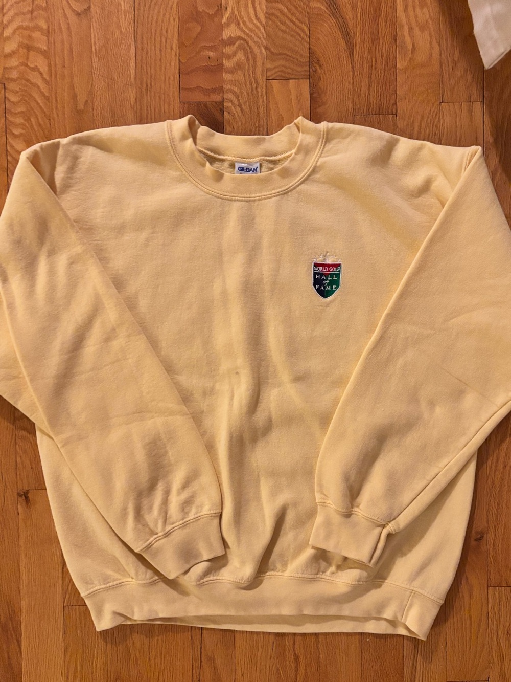 Butter Yellow World Golf Hall of Fame Crewneck